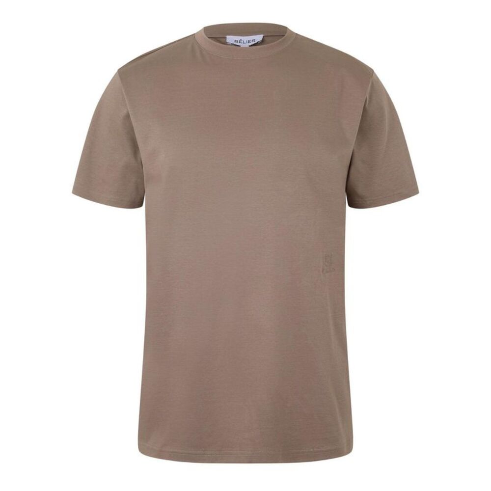 Belier Mens Emblem T-Shirt / Taupe